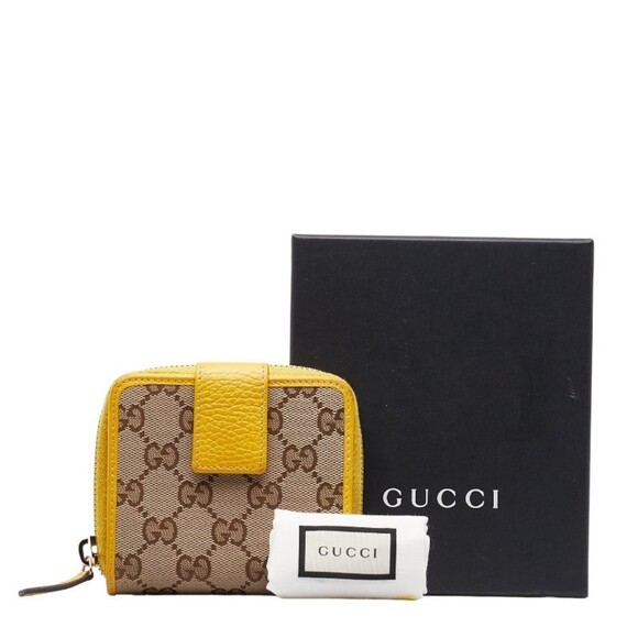 Authentic Gucci GG Canvas Bifold Compact Wallet - Picture 10 of 11
